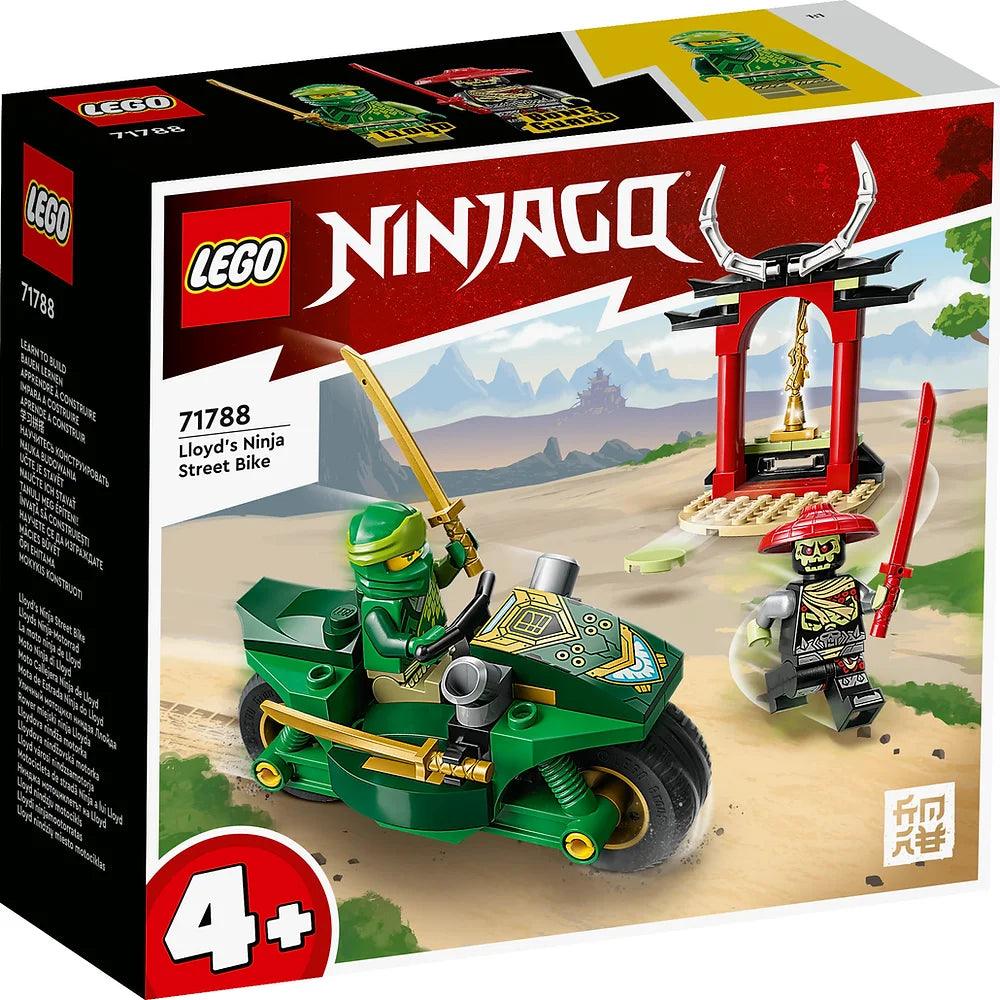 Solid Wood Building Blocks with Removable Parts for Customizable CreationsLEGO NINJAGO 71788 Lloyd's Ninja Street Bike