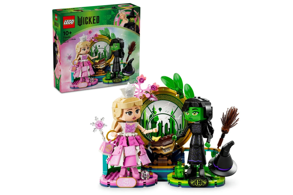 High - Quality Solid Wooden Building Blocks with Magnetic Inserts for Added StabilityLEGO Wicked Elphaba & Glinda Figures 75682