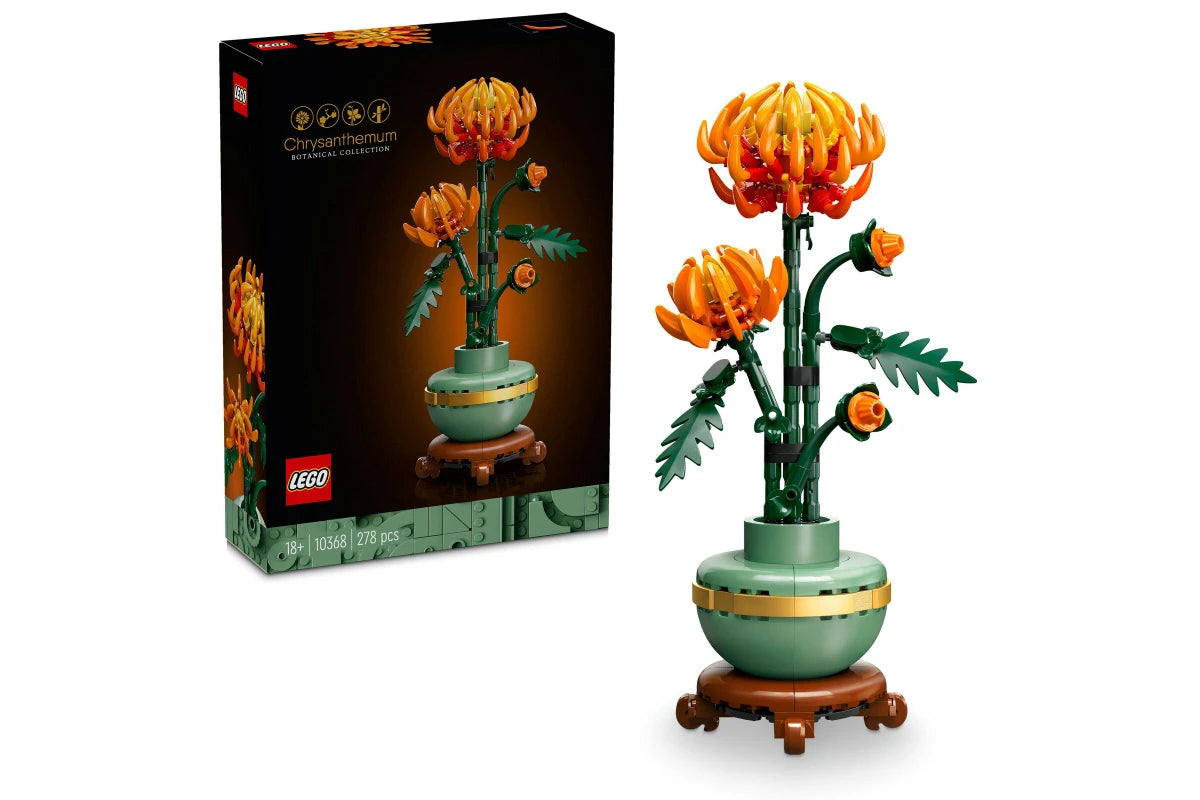 Hand - Made Wooden Building Blocks with a Transportation - Themed CollectionLEGO Botanicals Chrysanthemum 10368