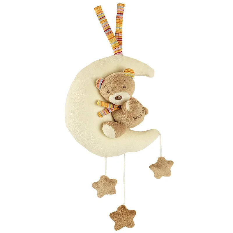 Multilingual Stapelstein Toy Language Learning Sets for ToddlersFehn musical teddy in moon