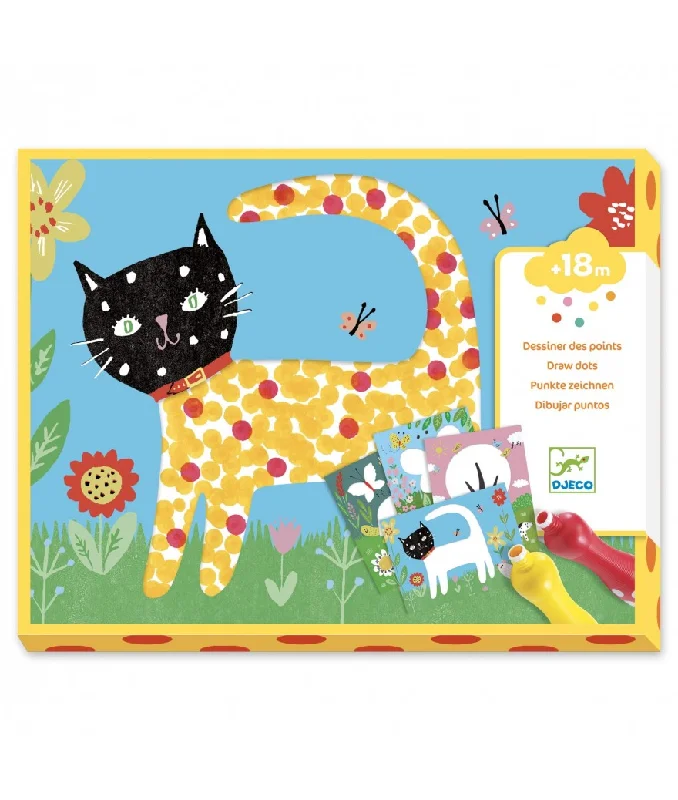 Ergonomic Stapelstein Toy Puzzles for Kids with Special NeedsDjeco draw dots cat