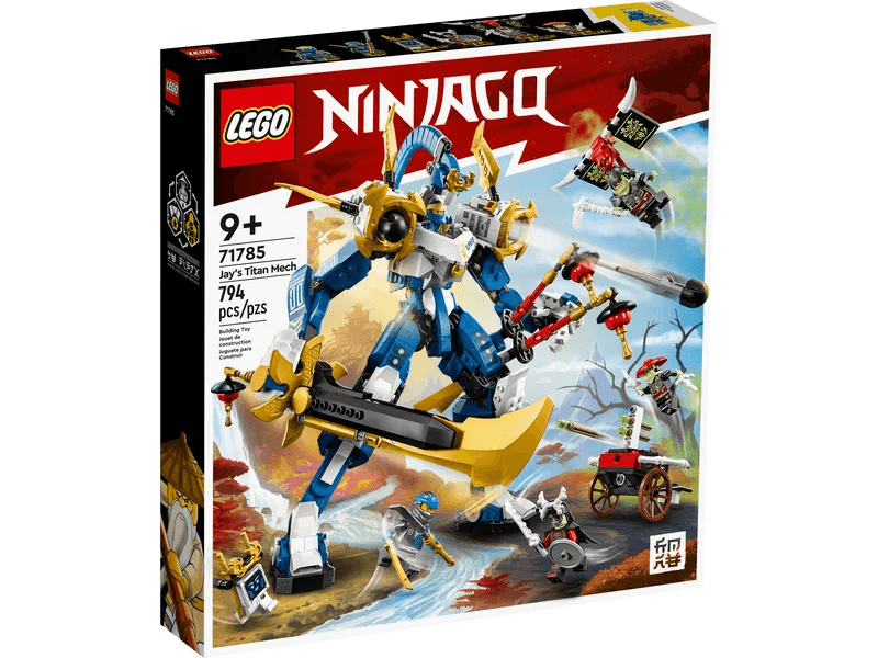 Large - Scale Solid Wood Building Blocks for Outdoor Play and Garden StructuresLEGO NINJAGO 71785 Jay's Titan Mech