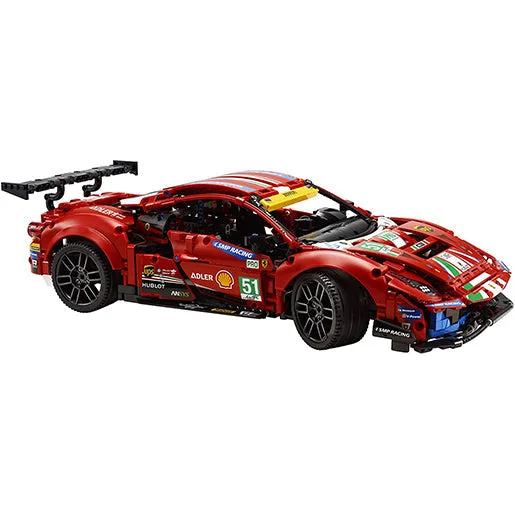 High - Grade Solid Wooden Building Blocks with a Puzzle - Solving FeatureLEGO Technic - 42125 Ferrari 488 GTE