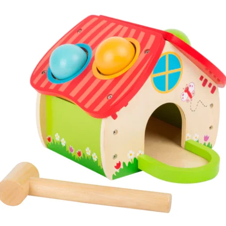 Eco - Friendly Wooden Building Blocks with a Castle - Building ThemeHammering House is