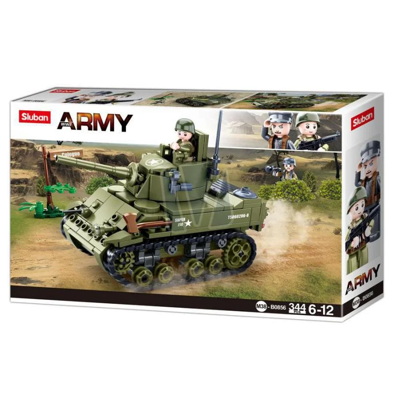 High - Grade Solid Wooden Building Blocks with a Puzzle - Solving FeatureSLUBAN M5 LIGHT TANK B0856