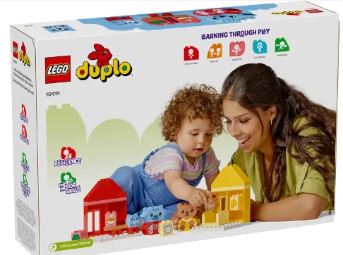 Solid Wood Educational Building Blocks for Developing Spatial Skills in KidsDaily Routines: Eating & Bedtime