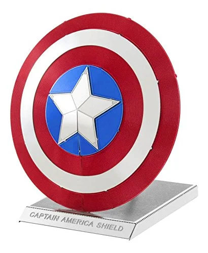 Natural - Finish Large - Sized Wooden Building Blocks for Toddlers' Creative Play3D Metal Model Kit Marvel Avengers Captain America's Shield