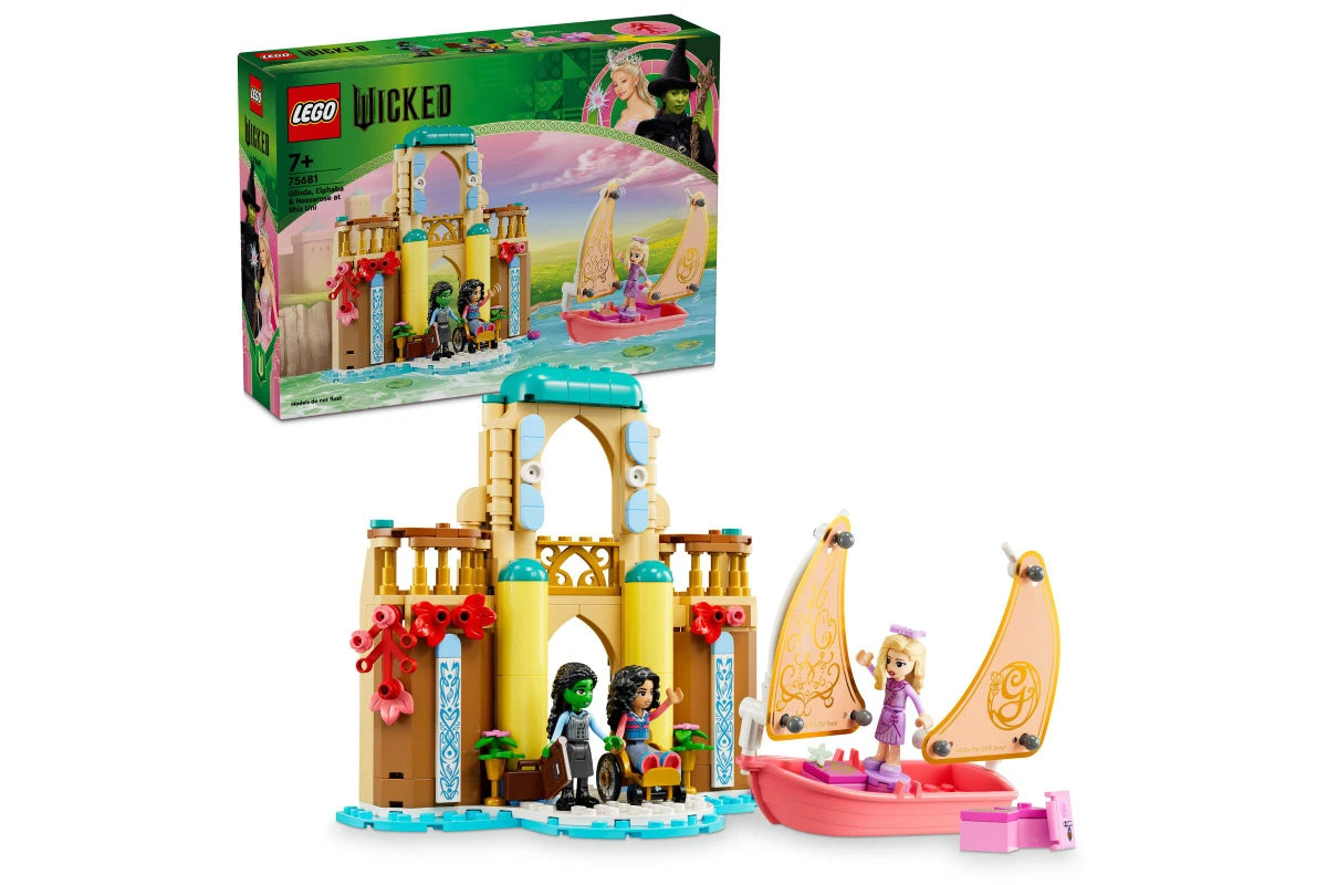 Natural Wood Building Blocks with a Space - Exploration Play Set ThemeLEGO Wicked Glinda Elphaba & Nessarose at Shiz University 75681