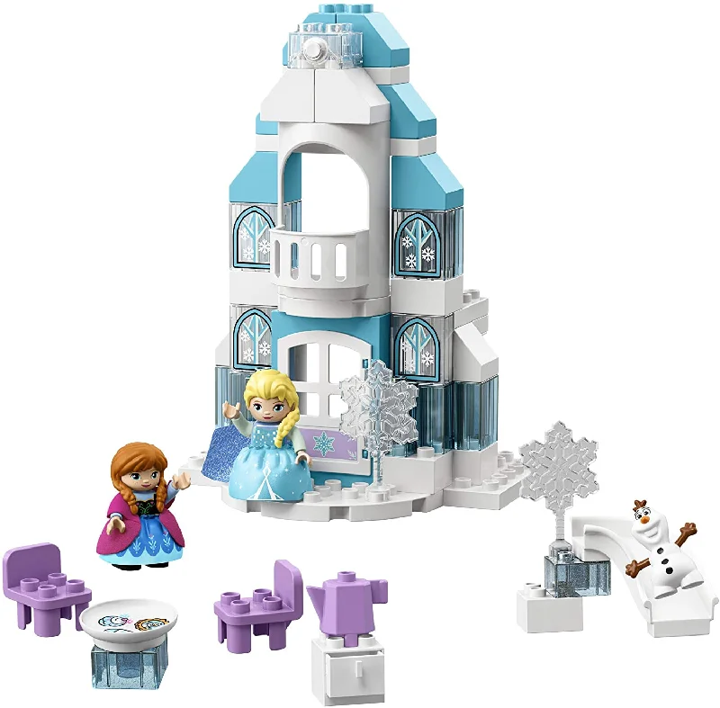 Hand - Painted Wooden Building Blocks in a Farmyard Animal DesignLEGO Duplo - Disney Frozen Ice Castle 10899