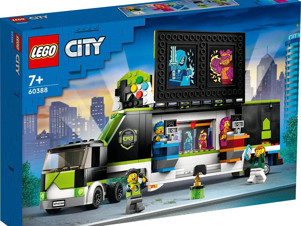 Sustainable Small - Scale Wooden Building Blocks for Pocket - Sized CreativityLEGO CITY 60388 Gaming Tournament Truck