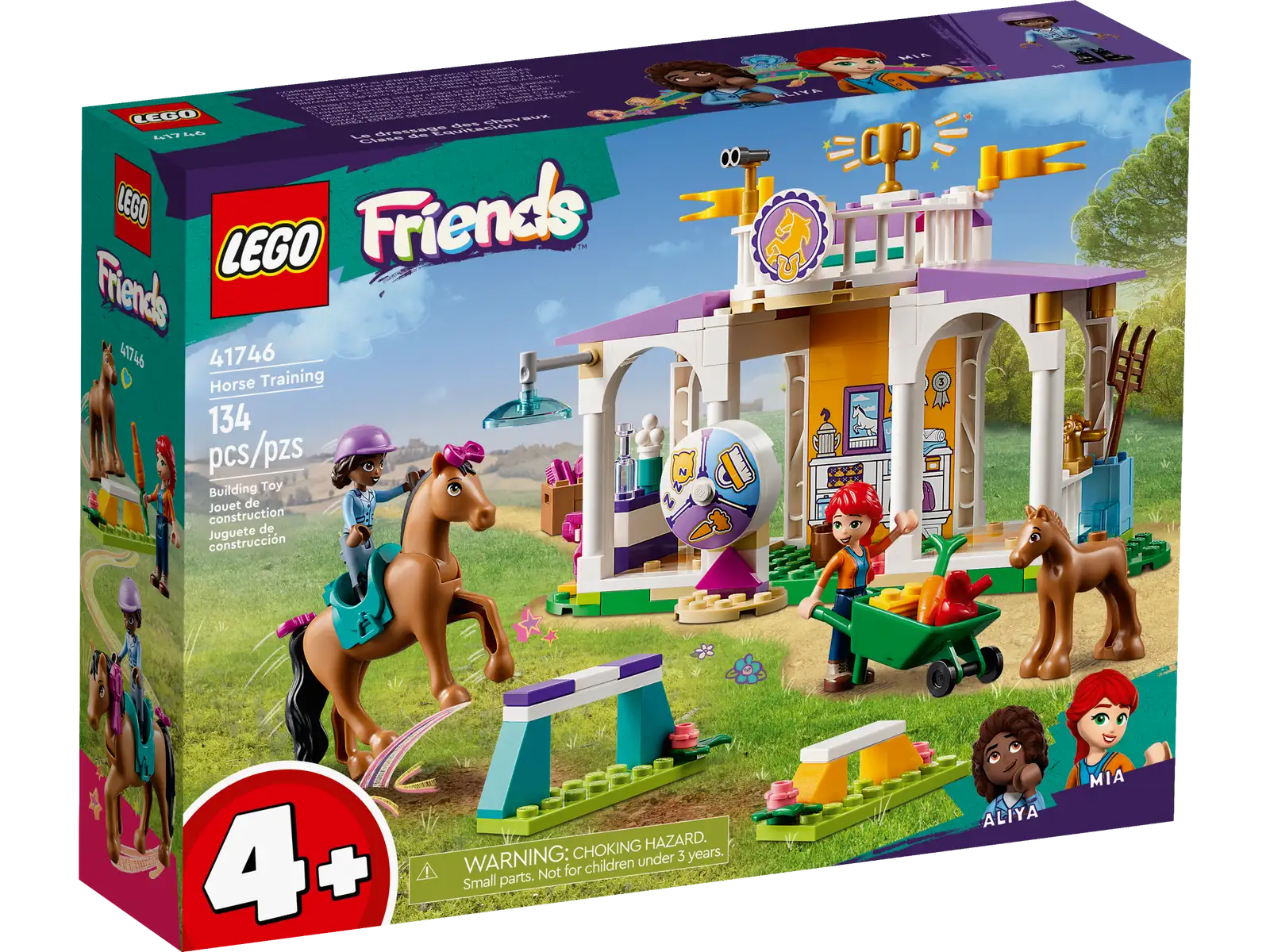 High - Grade Solid Wooden Building Blocks with a Puzzle - Solving FeatureHorse Training