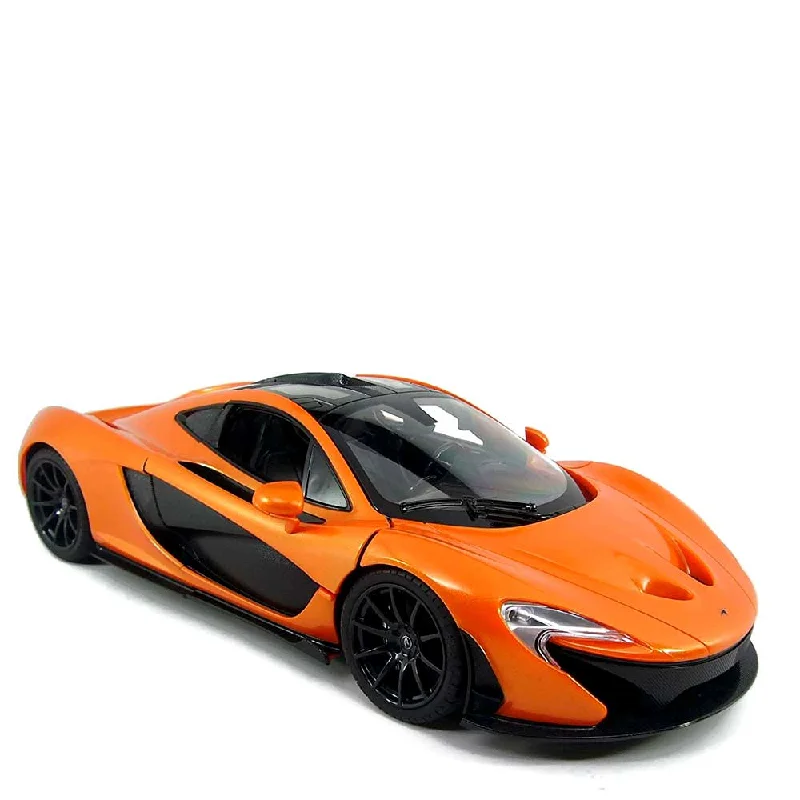 Remote - Controlled High - Speed Off - Road Buggy with All - Terrain Tires and Suspension1:14 RC McLaren P1 With Lights and Open Doors | Orange