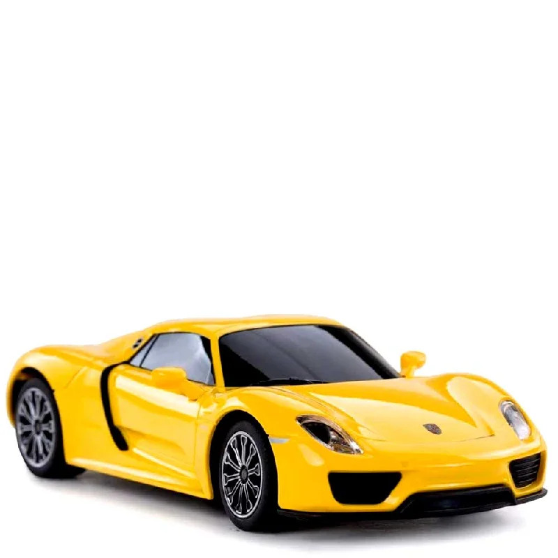 RC Helicopter with a Built - in Camera for Aerial Photography and StuntsToy Model Car 1:24 Scale with Remote Control RC Porsche 918 Spyder | Yellow