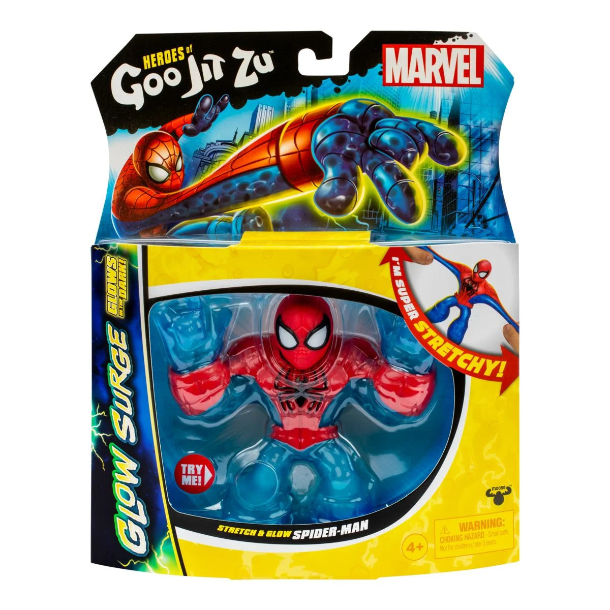 Stranger Things Eleven Action Figure with Psychic - Energy Effect and Demogorgon Target42712 HEROES OF GOO JIT ZU MARVEL S9 W1 HERO PACK - SPIDERMAN