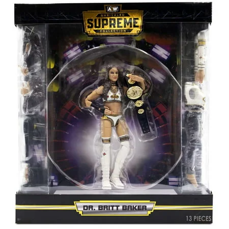 Harry Potter Harry Potter Action Figure with Hogwarts Robe and WandOpen Box - AEW Unrivaled Collection Britt Baker Action Figure