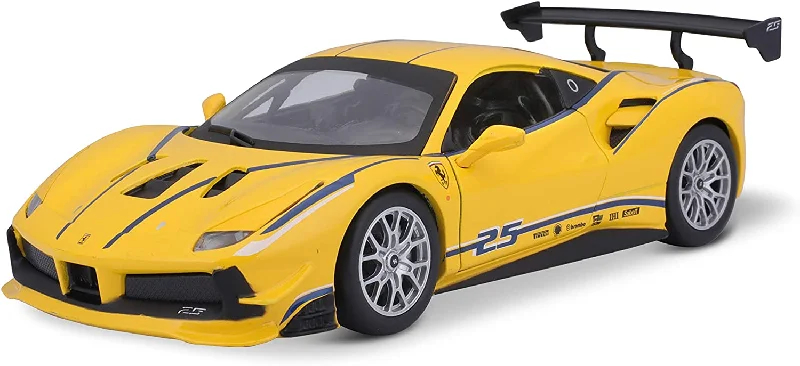 Battery - Powered Miniature Train for Indoor Home Layouts with Sound EffectsBburago 1:24 Ferrari R & P W/O Stand Ferrari 488 Gtb - Yellow