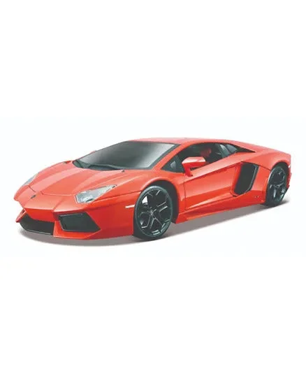 Collectible Train Set with a Steam Locomotive, Passenger Cars, and Track AccessoriesBburago Lamborghini Avendtador Model Car B18-11033 1:18 - Red