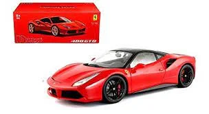 1:18 Scale Die - Cast Model of a 1969 Chevrolet Camaro SS with Opening Doors and HoodBburago Signature Series Ferrari 488 GTB Spider Diecast Model 1:18 Car - Red