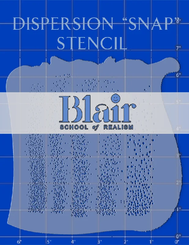 Natural Wooden Easel for Stable Support in Landscape Painting OutdoorsBlair Stencil - Dispersion "Snap" stencil