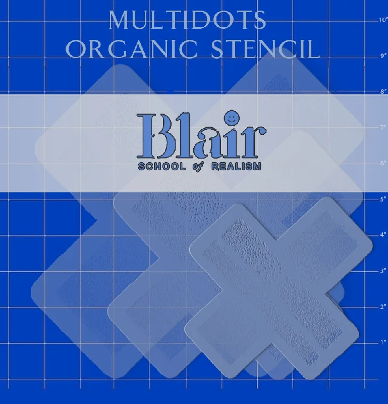 Wooden Sketchbook Covers with Elastic Closures for Protecting ArtworkBlair Stencil - Multidots