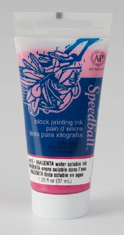 Eco - Friendly Wooden Stamp Blocks for Custom Rubber Stamping in HandicraftsBlock Ink 37ml- Magenta