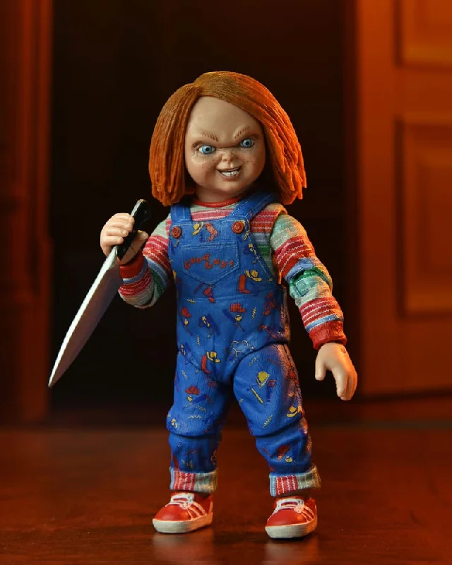 Teenage Mutant Ninja Turtles Leonardo Action Figure with Katana Swords and Shell BackpackChild´s Play Action Figure Chucky (TV Series) Ultimate Chucky 18 cm