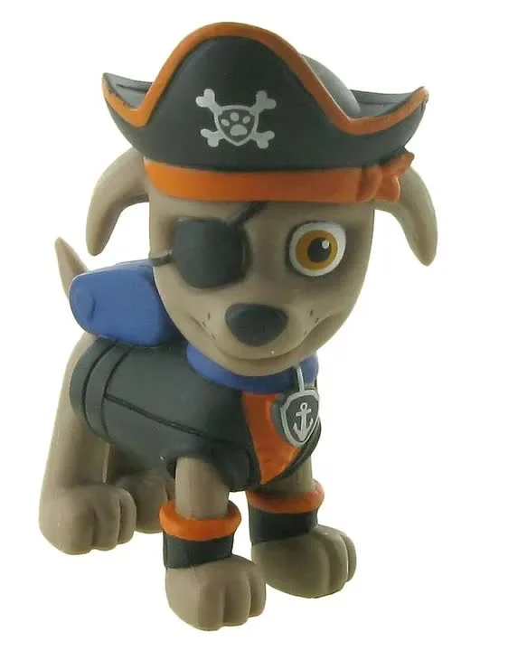 Sonic the Hedgehog Action Figure with Super - Speed Base and Ring CollectiblesComansi Pirate Pups Zuma Figurine - 9 cm