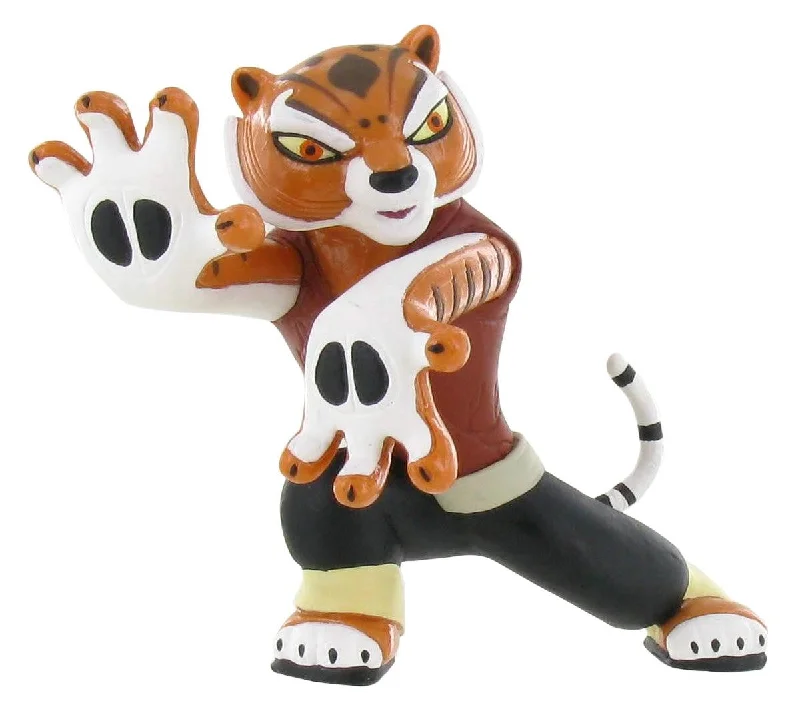 Minecraft Steve Action Figure with Crafting Table and PickaxeComansi Tigress Figurine - 9 cm