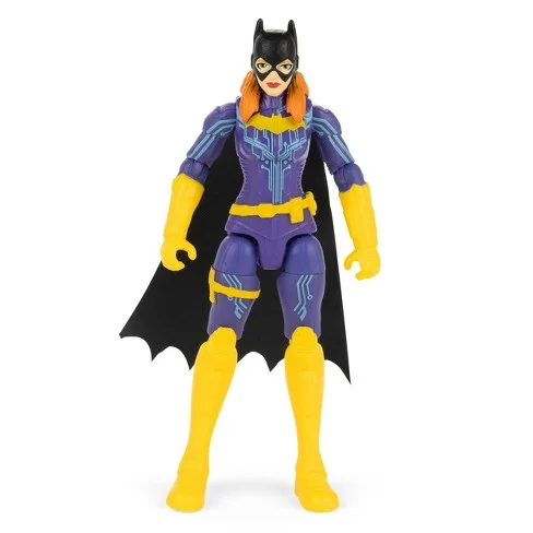 DC Comics Batman Action Figure in Classic Batsuit with Detachable Utility BeltDC Batman Series 2 Others Basic 10cm Figure 1St Edition Batgirl Purple & Yellow Suit