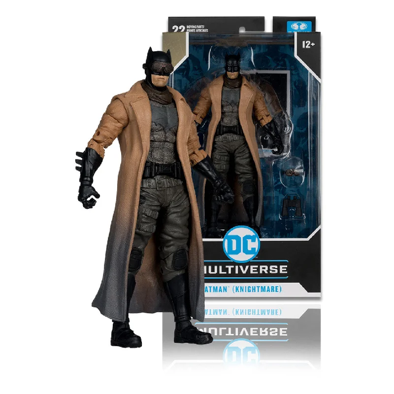 DC Comics Batman Action Figure in Classic Batsuit with Detachable Utility BeltDC Multiverse Batman Knightmare (Batman V Superman: Dawn of Justice) 7" Inch Scale Action Figure - McFarlane Toys