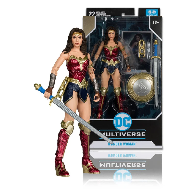 Minecraft Steve Action Figure with Crafting Table and PickaxeDC Multiverse Wonder Woman (Batman v Superman: Dawn of Justice) 7" Inch Scale Action Figure - McFarlane Toys