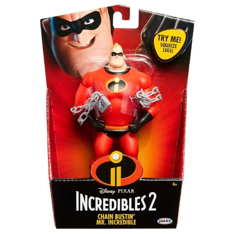 Harry Potter Harry Potter Action Figure with Hogwarts Robe and WandDisney Incredibles 2 15cm Feature Figure Chain Bustin Mr Incredible