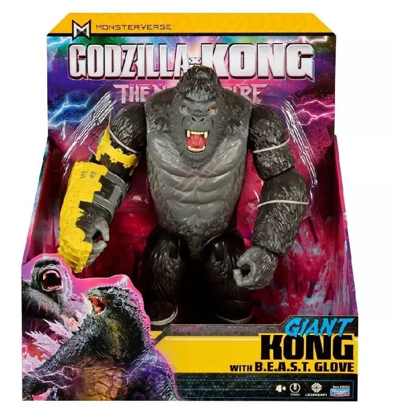 G.I. Joe Snake Eyes Action Figure with Stealth Suit and Ninja WeaponsGODZILLA X KONG THE NEW EMPIRE GIANT  KONG WITH B.E.A.S.T. GLOVE