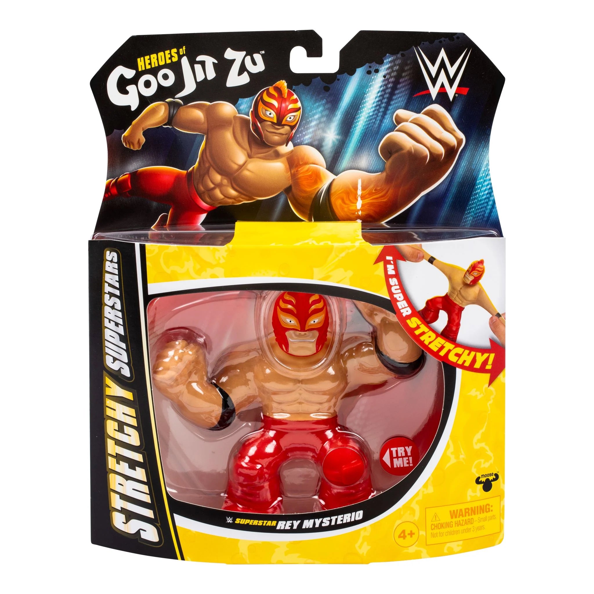 Pokémon Pikachu Action Figure with Electric - Charge LED and Poké BallHEROES OF GOO JIT ZU WWE W1 HERO REY MYSTERIO