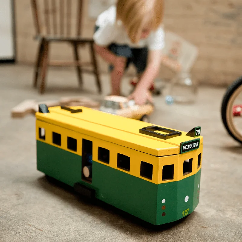 Heirloom - Quality Wooden Dollhouse with Multiple Floors and Furniture AccessoriesIconic Tram by Make me Iconic