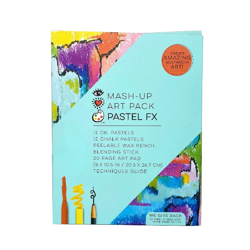 Solid Wood Painting Panels for Acrylic and Watercolor ArtistsiHeart Art Mash Up Art Pack Pastel FX