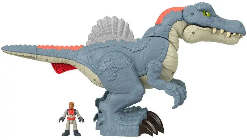 Marvel Avengers Iron Man Action Figure with Light - up Repulsors and Sound EffectsImaginext Jurassic World Spinosaurus