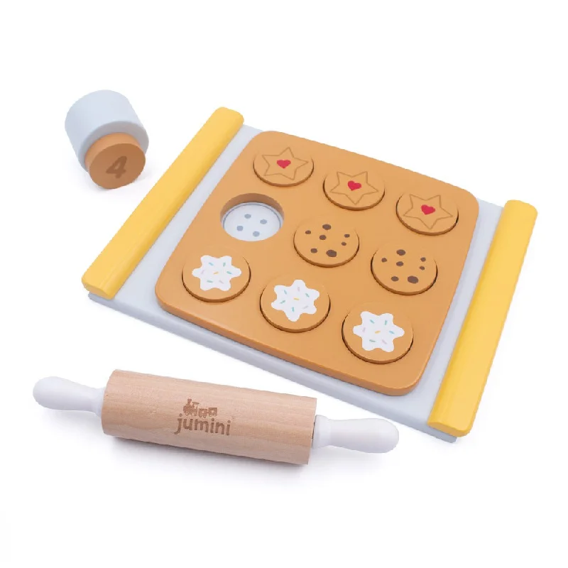 Traditional Wooden Domino Set with Engraved Numbers for Family Game NightsWooden Baking Tray Set