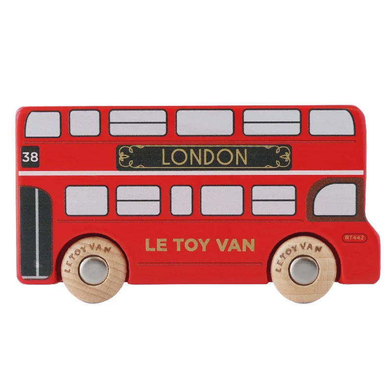 Collectible Train Set with a Steam Locomotive, Passenger Cars, and Track AccessoriesLondon Bus - Special Limited Edition