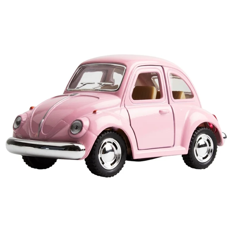 Die - Cast Model of a Military Jeep with Camouflage Paint and Weapon AccessoriesMagni VW Classic Beetle - Pink Pastel