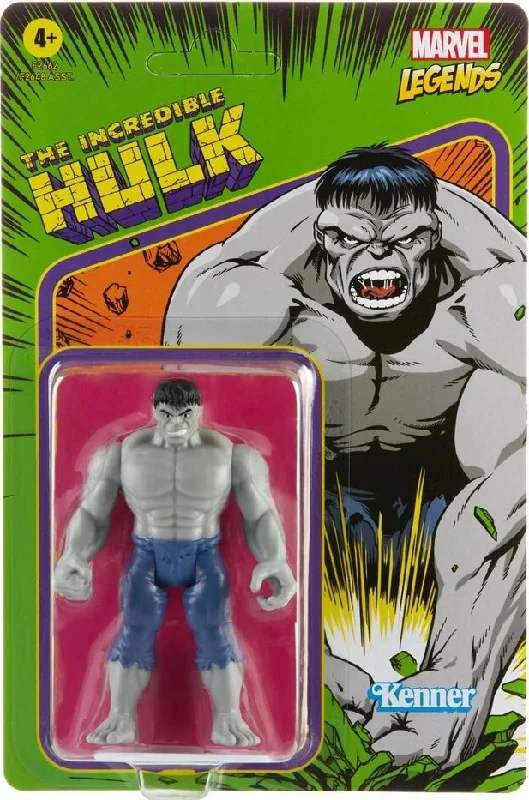 Minecraft Steve Action Figure with Crafting Table and PickaxeMarvel Legends 3.75 Inch Retro Figure The Incredible Hulk