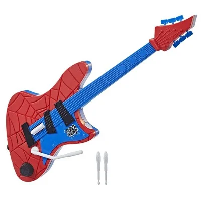 Power Rangers Red Ranger Action Figure with Morpher and BlasterMarvel Spider-Man: Across the Spider-Verse Spider-Punk Web Blast Spider-Man Guitar Toy