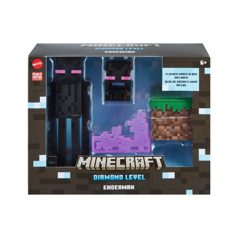 Marvel Avengers Iron Man Action Figure with Light - up Repulsors and Sound EffectsMinecraft Diamond Level Enderman