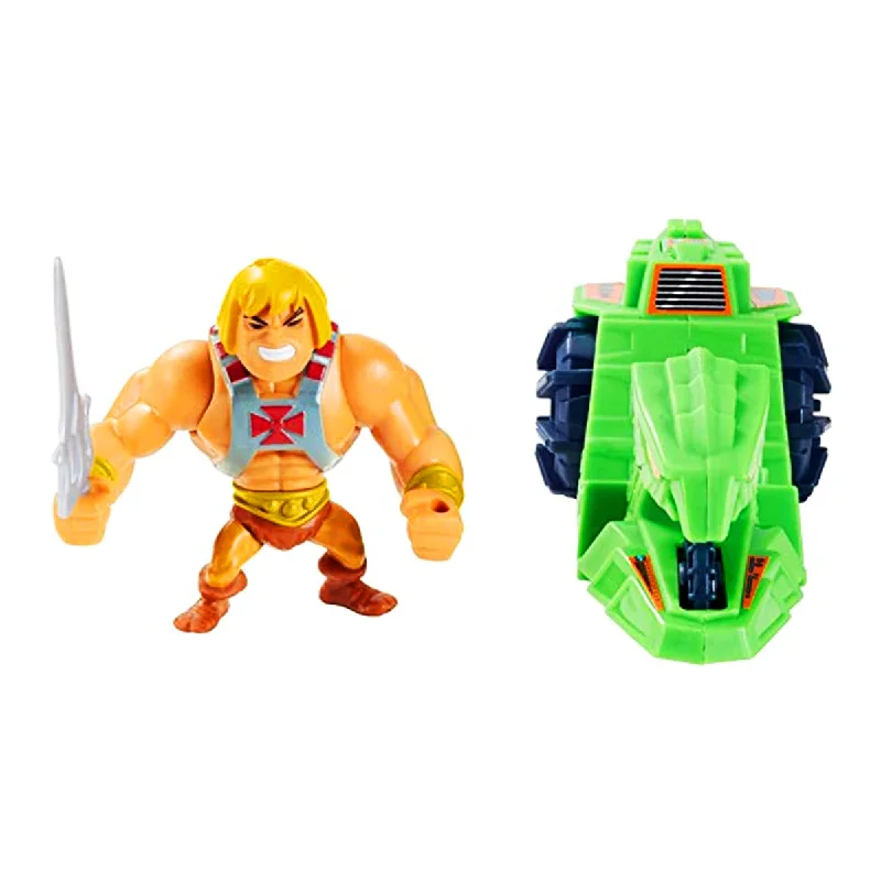 Pokémon Pikachu Action Figure with Electric - Charge LED and Poké BallMotu - Mini Eternia FI (Styles Vary)