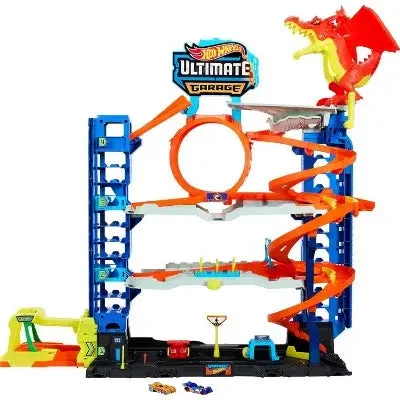 DC Super Hero Girls Wonder Woman Action Figure with Lasso of Truth and ShieldHot Wheels City Ultimate Garage Playset