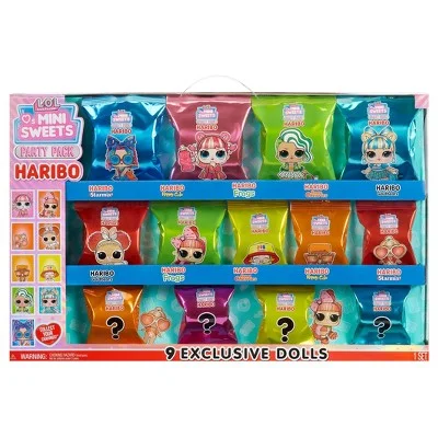 Stranger Things Eleven Action Figure with Psychic - Energy Effect and Demogorgon TargetL.O.L. Surprise! Loves Mini Sweets X HARIBO Party Pack with 9 Dolls, 45+ Surprises, Accessories, Limited Edition Dolls,Theme Collectible Dolls