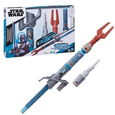 Transformers Optimus Prime Action Figure with Convertible Vehicle Mode and Battle AxeNew - Star Wars Lightsaber Forge Ultimate Mandalorian Masterworks Set