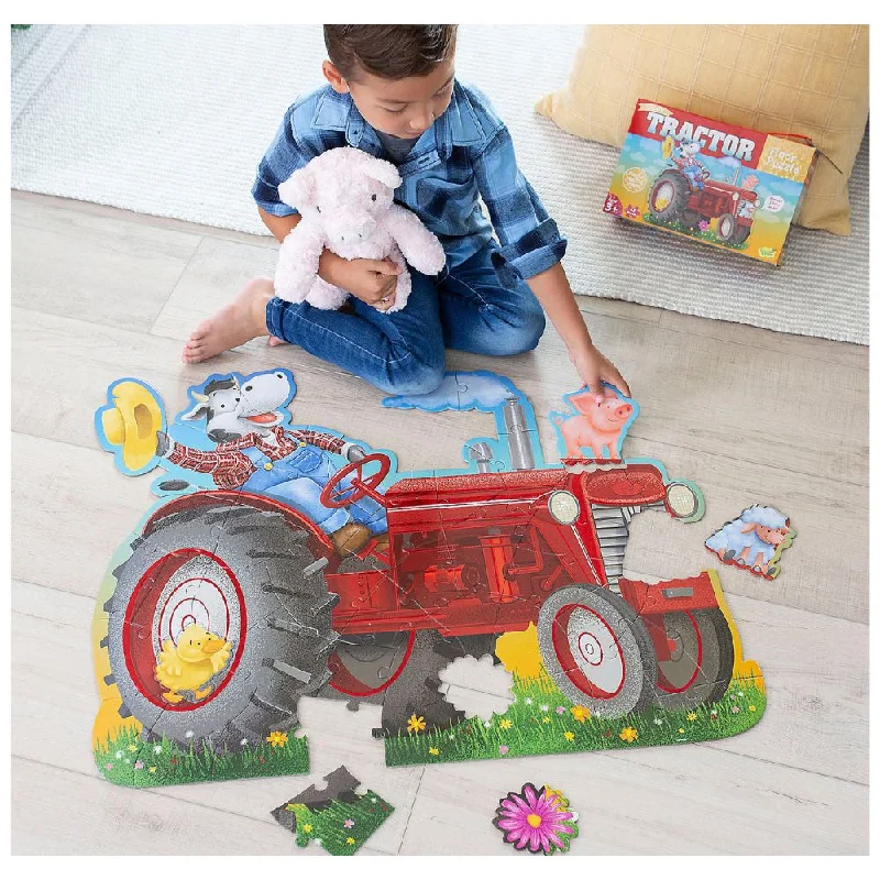 Electric Scooter for Adults with a Long - Range Battery and Foldable DesignPeaceable Kingdom - Shiny Tractor Floor Puzzle