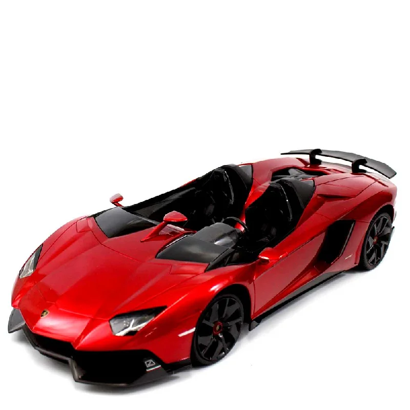 Collectible Train Set with a Steam Locomotive, Passenger Cars, and Track AccessoriesToy Model Sport Car 1:12 Scale with RC Lamborghini Aventador J Sport Racing Car | RED