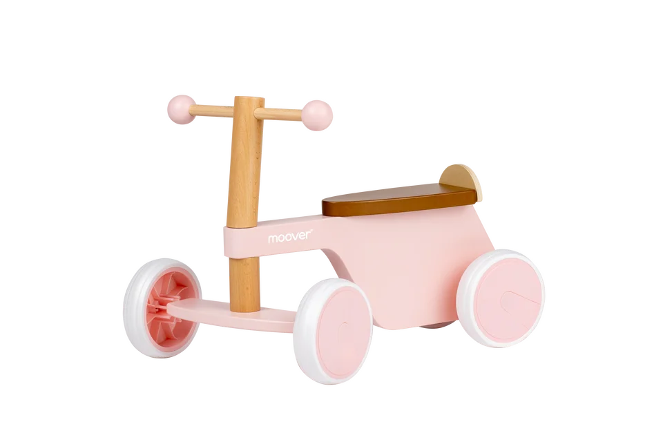 Hand - Turned Wooden Spinning Top with a Colorful Design for Classic AmusementRide-on Bike 4 wheels Pink